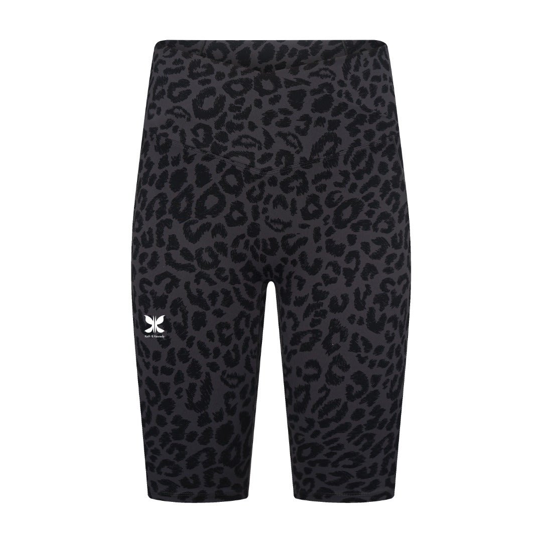 Leopard Print| High Waist Biker Shorts