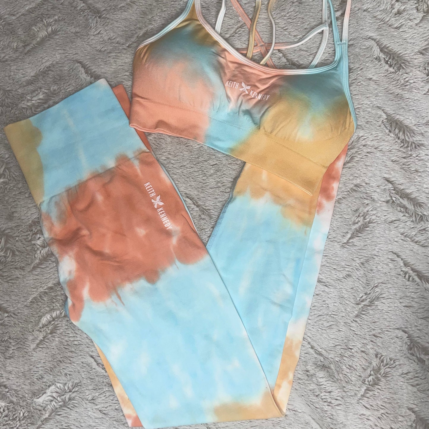 Tye Dye Orange| Leggings