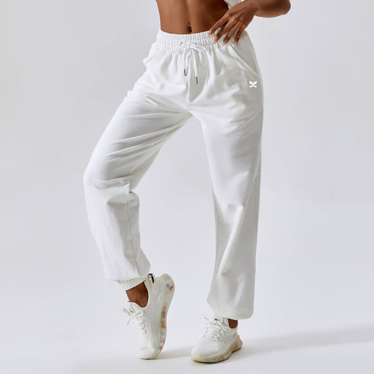 Anytime Joggers| White